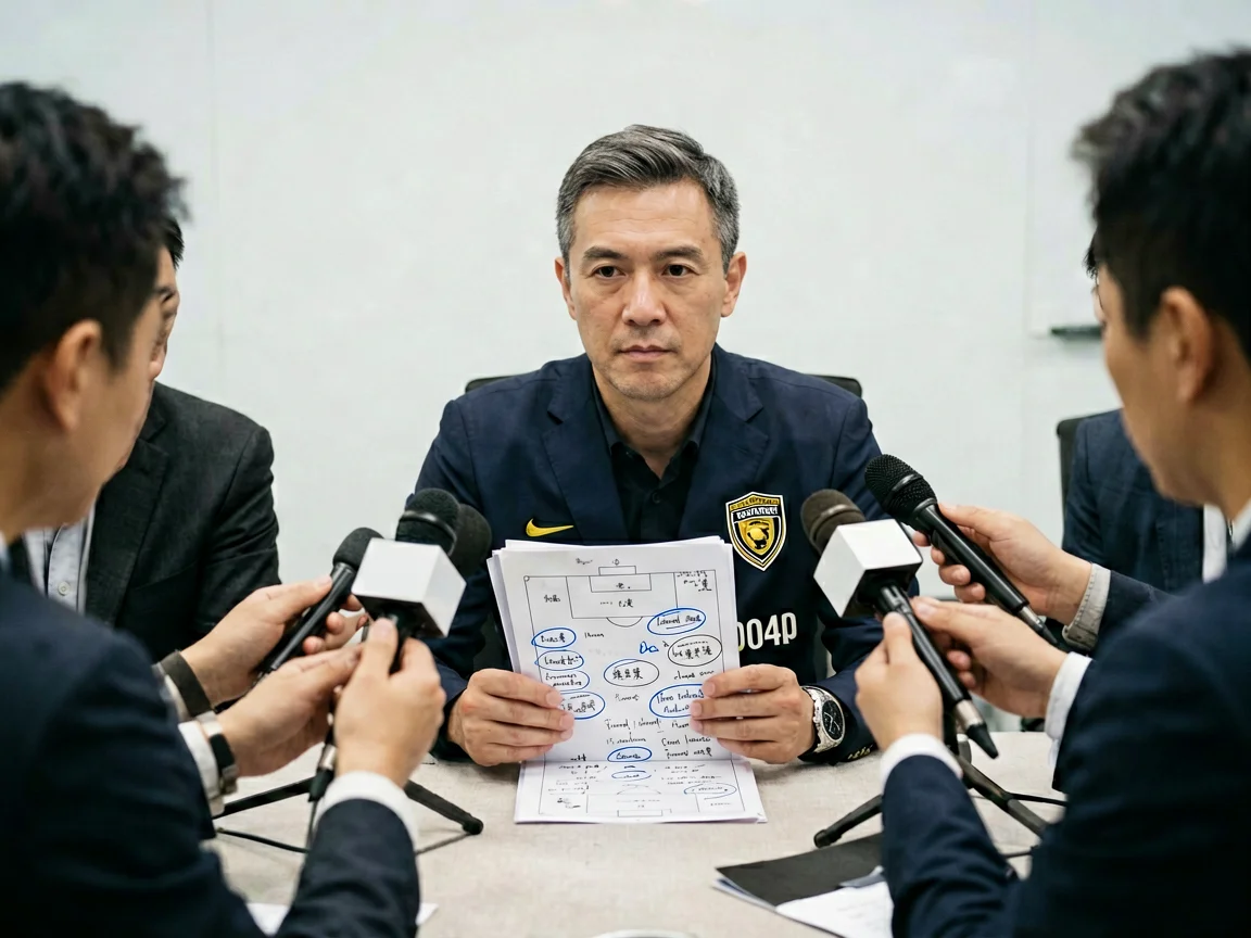 赛后发布会斯图加特主帅复盘赛事
